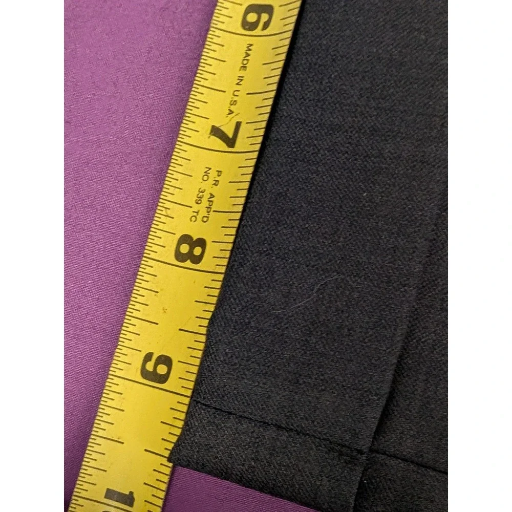 Haggar Black Label NWT Dress Pants Mens 36x32 Double Pleated Cuffed Gray